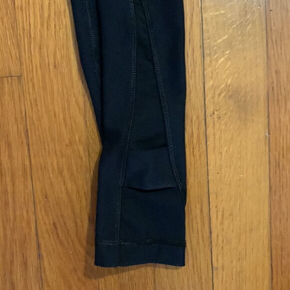EUC 90 degrees by reflex black leggings with mesh cutouts on side Size S - Picture 3 of 5